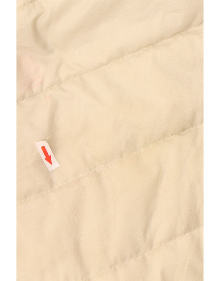 Jachetă căptușită cu glugă grafică Adidas pentru băieți 15-16 ani, alb, color block