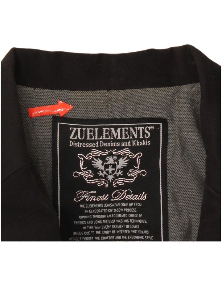 Jachetă pentru femei Zu Elements cu 3 nasturi IT 46 Bumbac negru mare