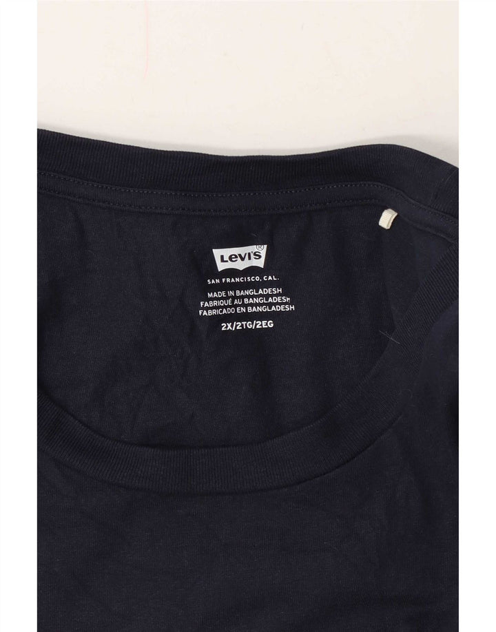 Tricou grafic pentru bărbați Levi's Top 2XL bleumarin