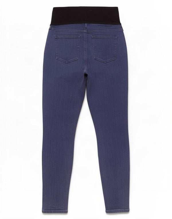 Blugi skinny de maternitate pentru femei Gap UK 10 Small W32 L30 Bumbac albastru