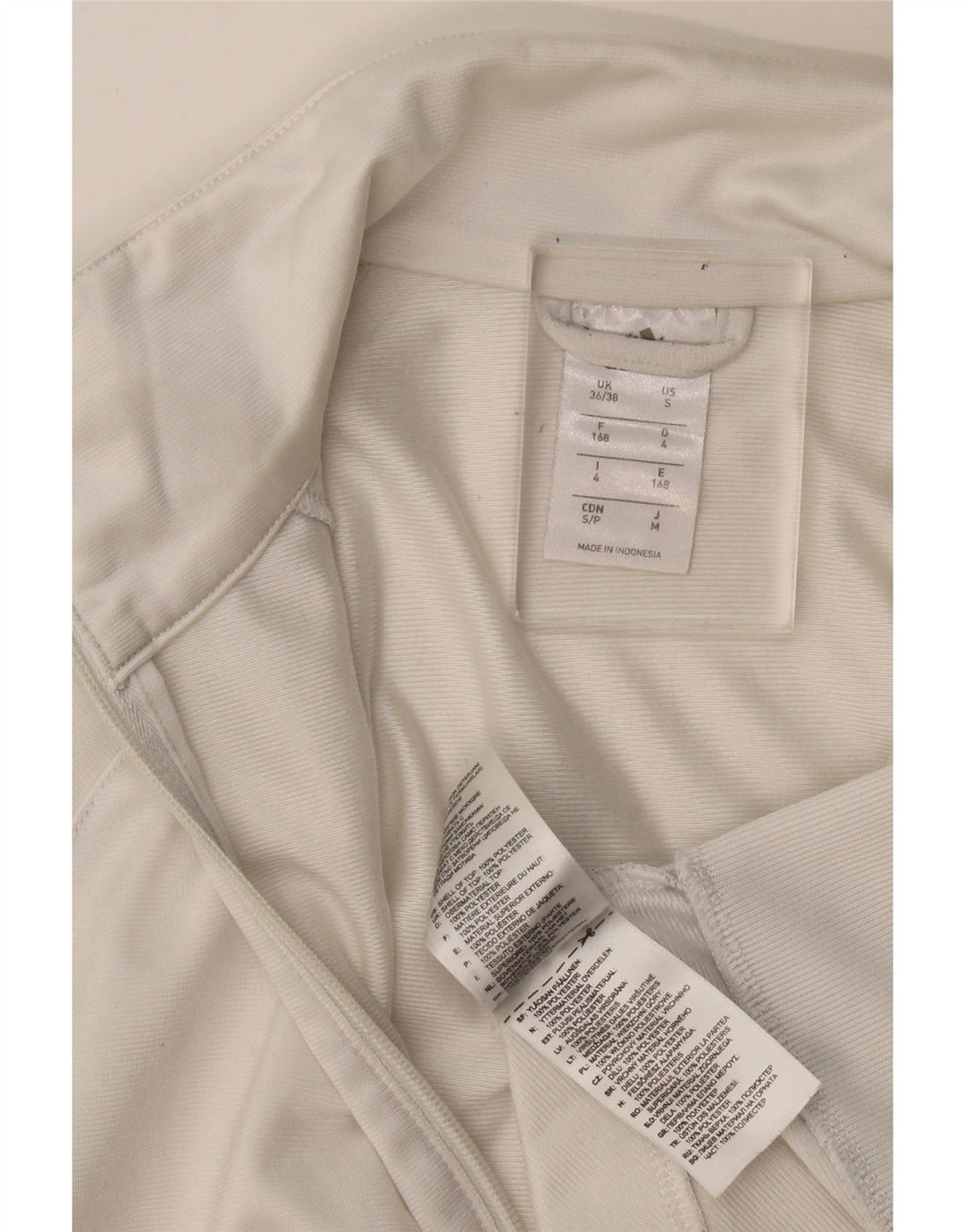 Jachetă de trening pentru bărbați Adidas UK 36/38 Poliester alb mic