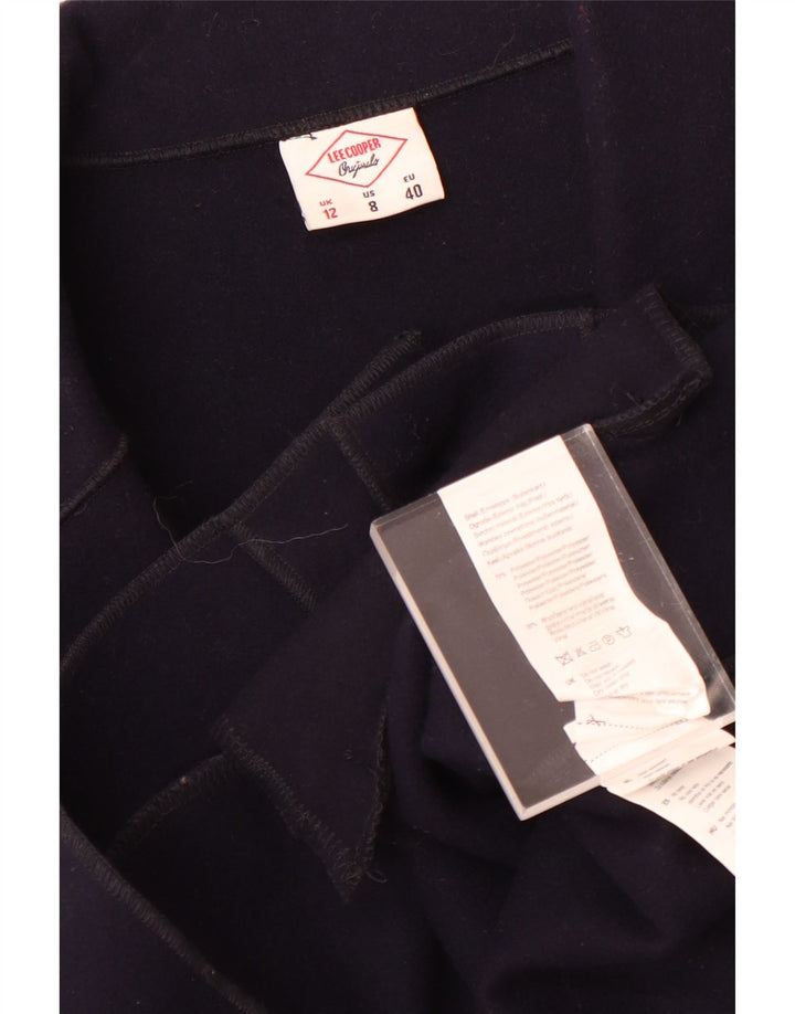 Sacou blazer pentru femei Lee Cooper cu 3 nasturi UK 12 Poliester mediu bleumarin