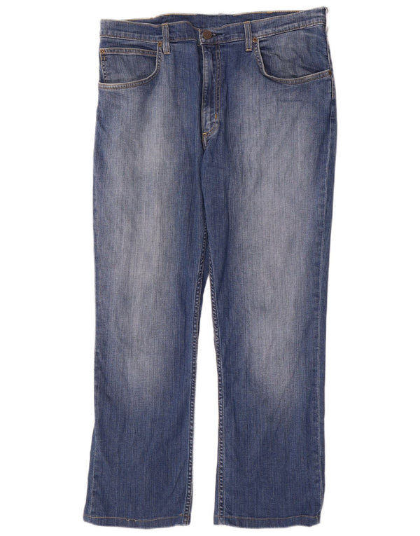 Blugi Lee Brooklyn Straight pentru bărbați W38 L29 Bumbac albastru