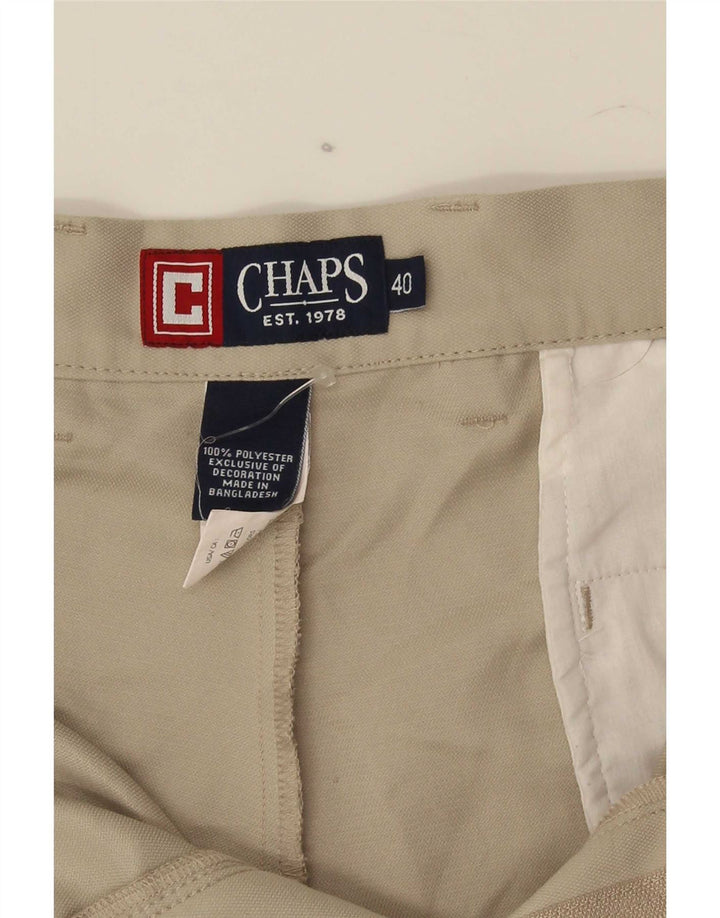 Pantaloni scurți chino pentru bărbați Chaps W40 XL poliester bej