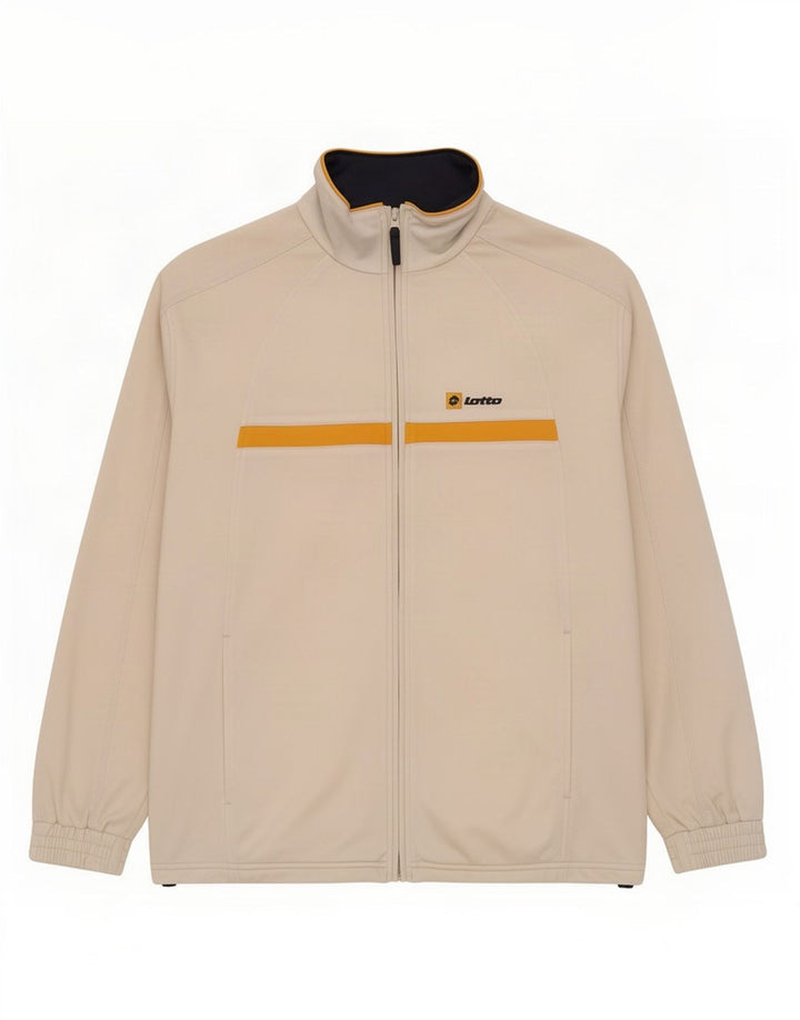 Jachetă de trening pentru bărbați Lotto IT 46/50 Medium White Colorblock Poliester