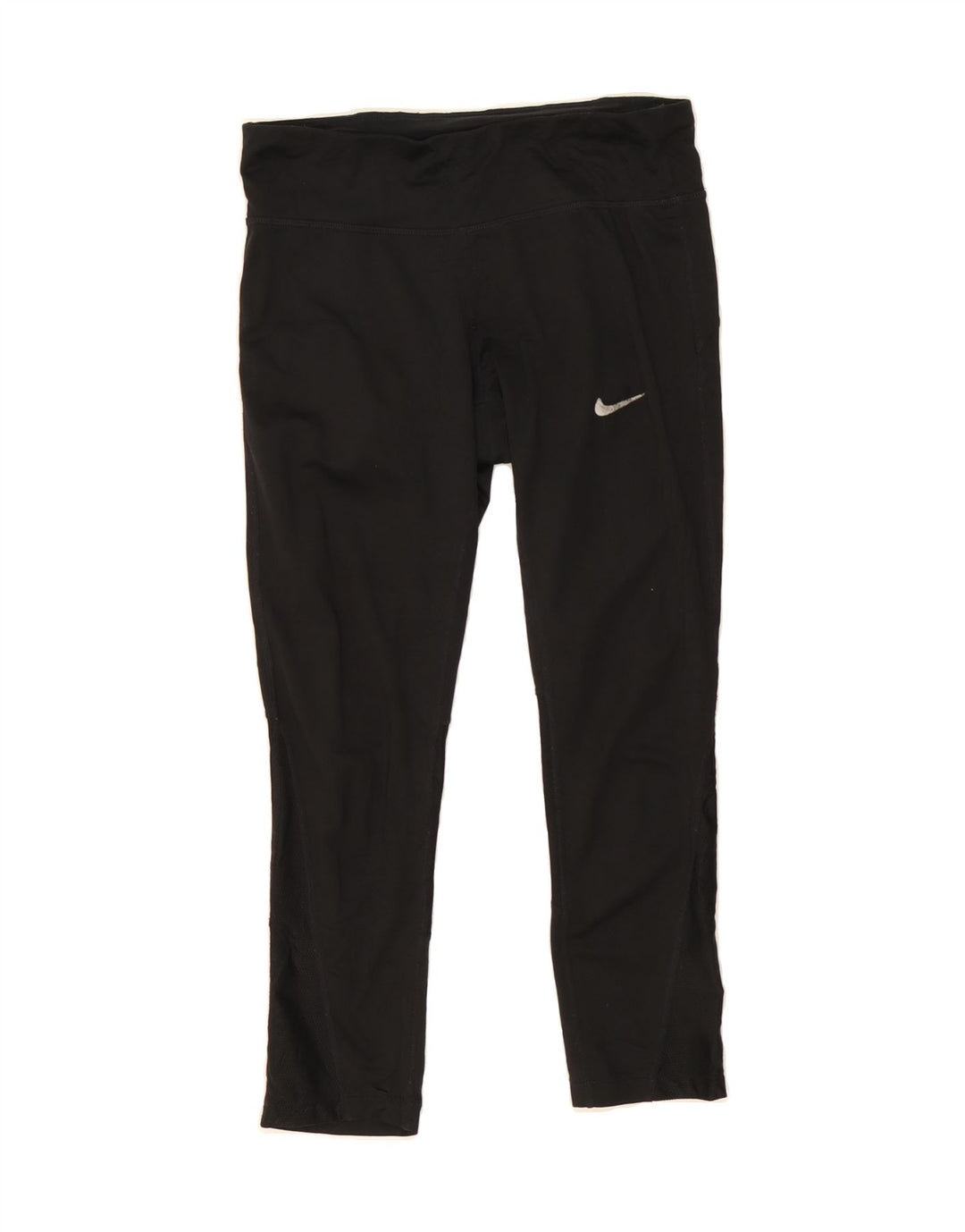 NIKE Womens Dri Fit Leggings UK 12 Medium  Black Polyester Vintage Nike and Second-Hand Nike from Messina Hembry 