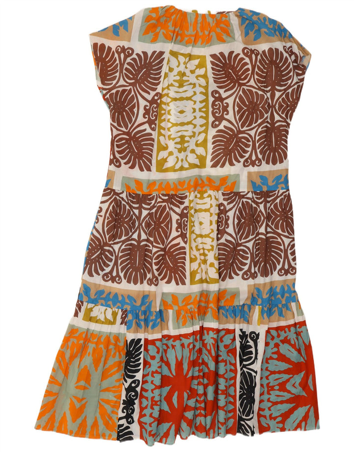 Rochie Maxi pentru Damă Zara UK 18 XL, Bumbac Patchwork Multicolor