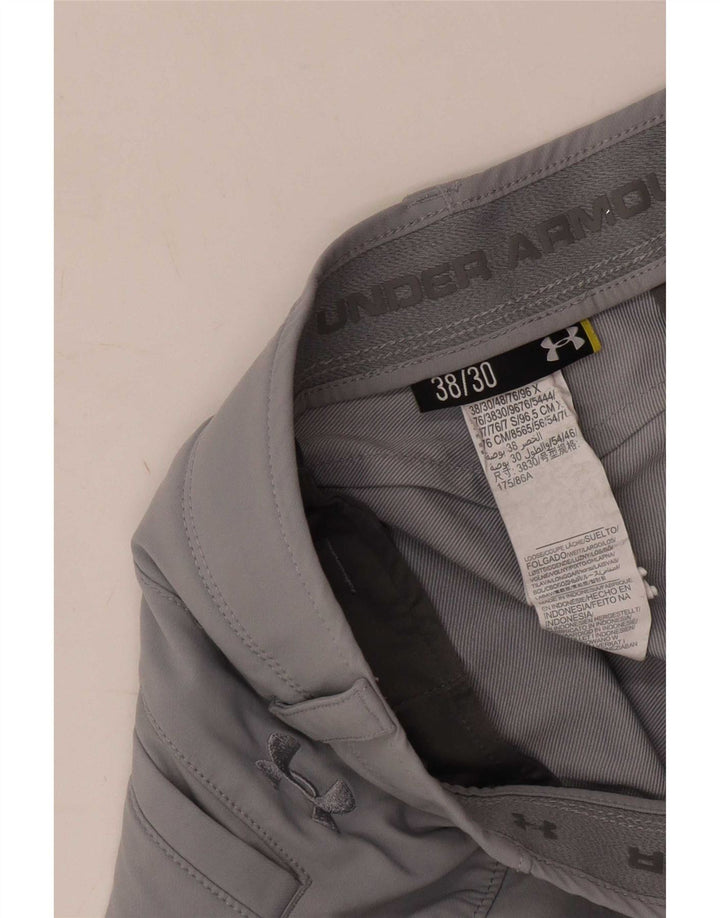 Pantaloni chino drepti pentru bărbați Under Armour W38 L30 nailon gri