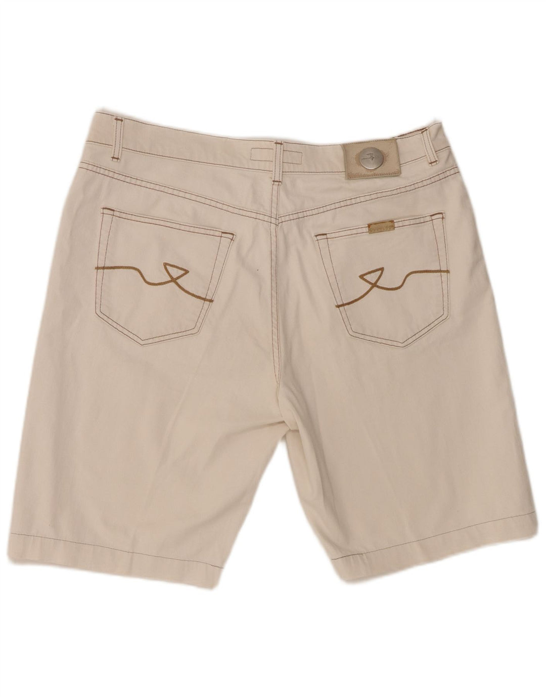Pantaloni scurți casual TRUSSARDI pentru bărbați W38 XL, bumbac alb