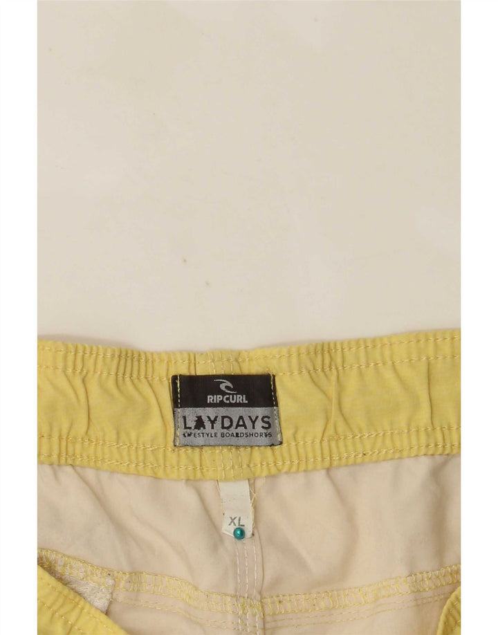 Pantaloni scurți de înot Rip Curl pentru bărbați, XL, galben Colorblock