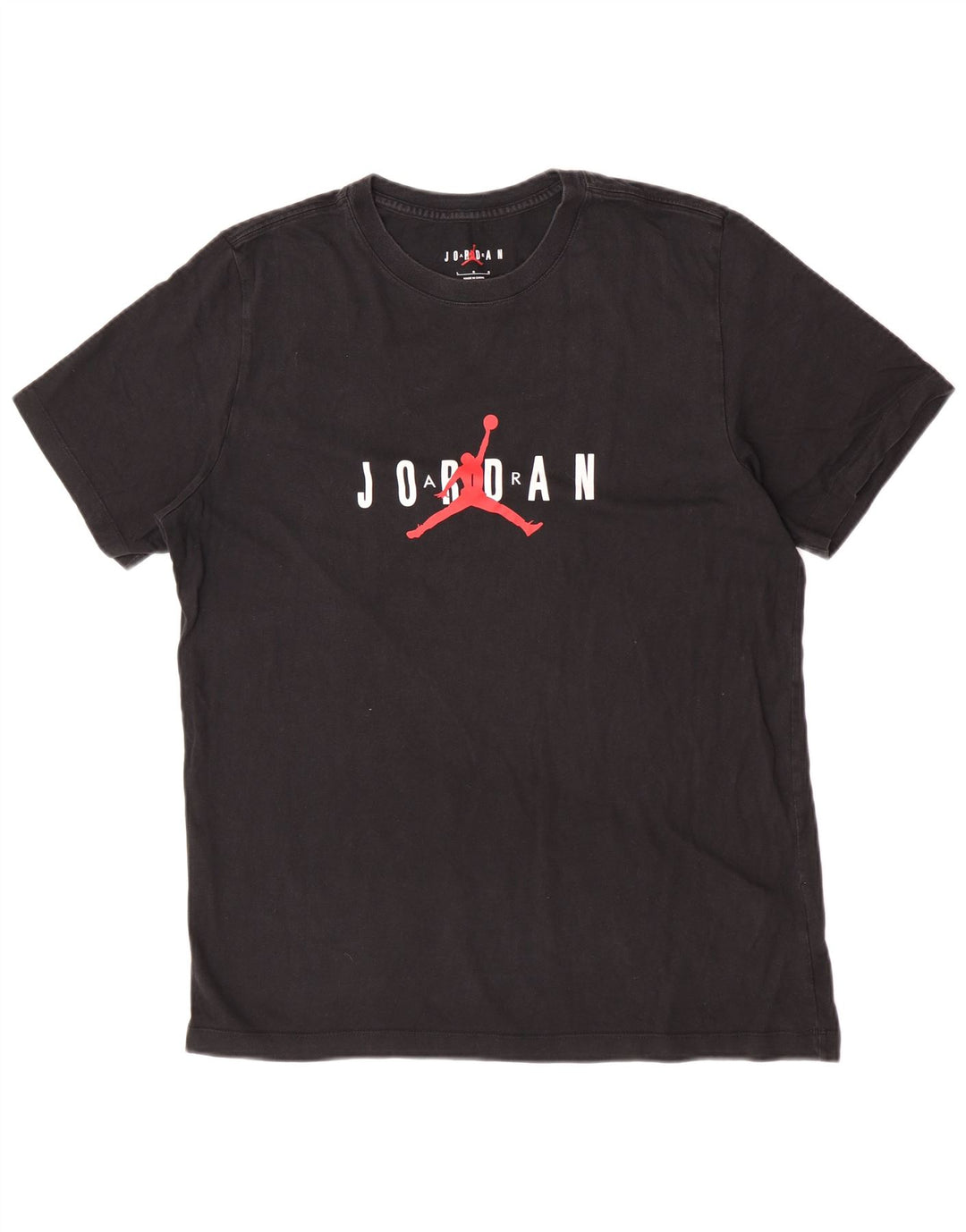 Tricou grafic Jordan pentru bărbați Top mare din bumbac negru
