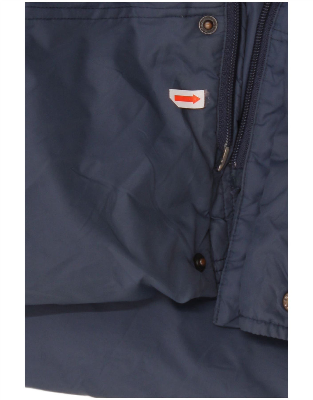 VINTAGE Palton căptușit cu glugă pentru bărbați, cu formă largi, UK 36 Nylon, albastru mic