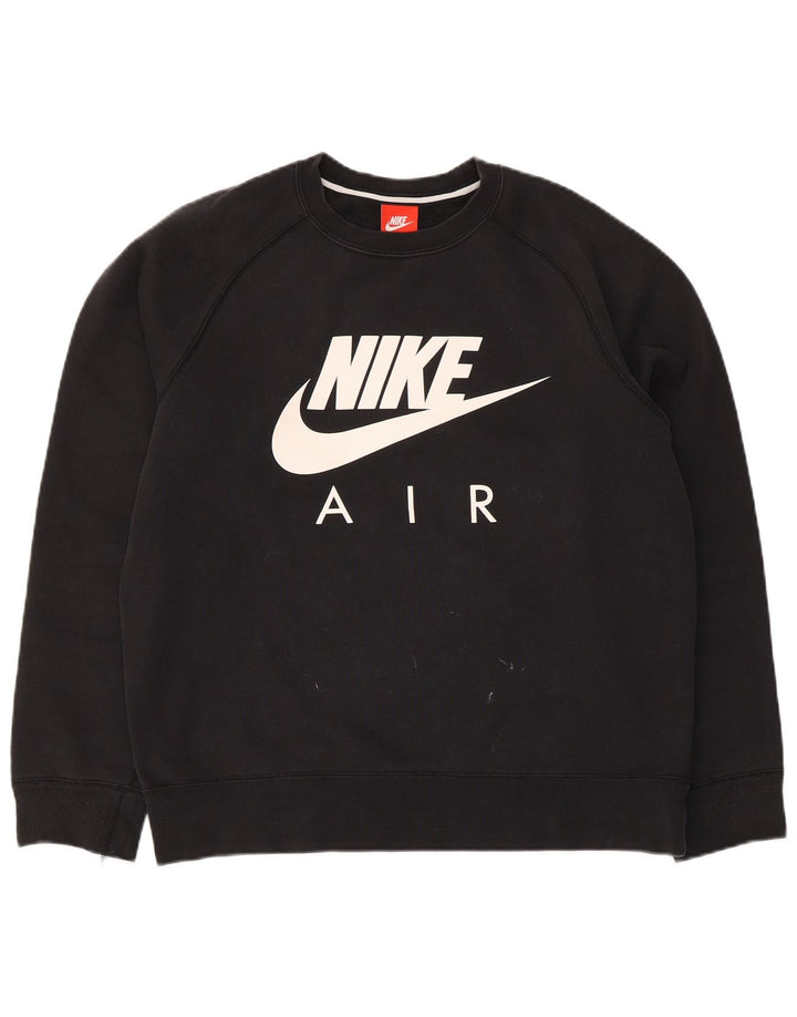 Hanorac grafic pentru bărbați Nike Pulover mediu negru