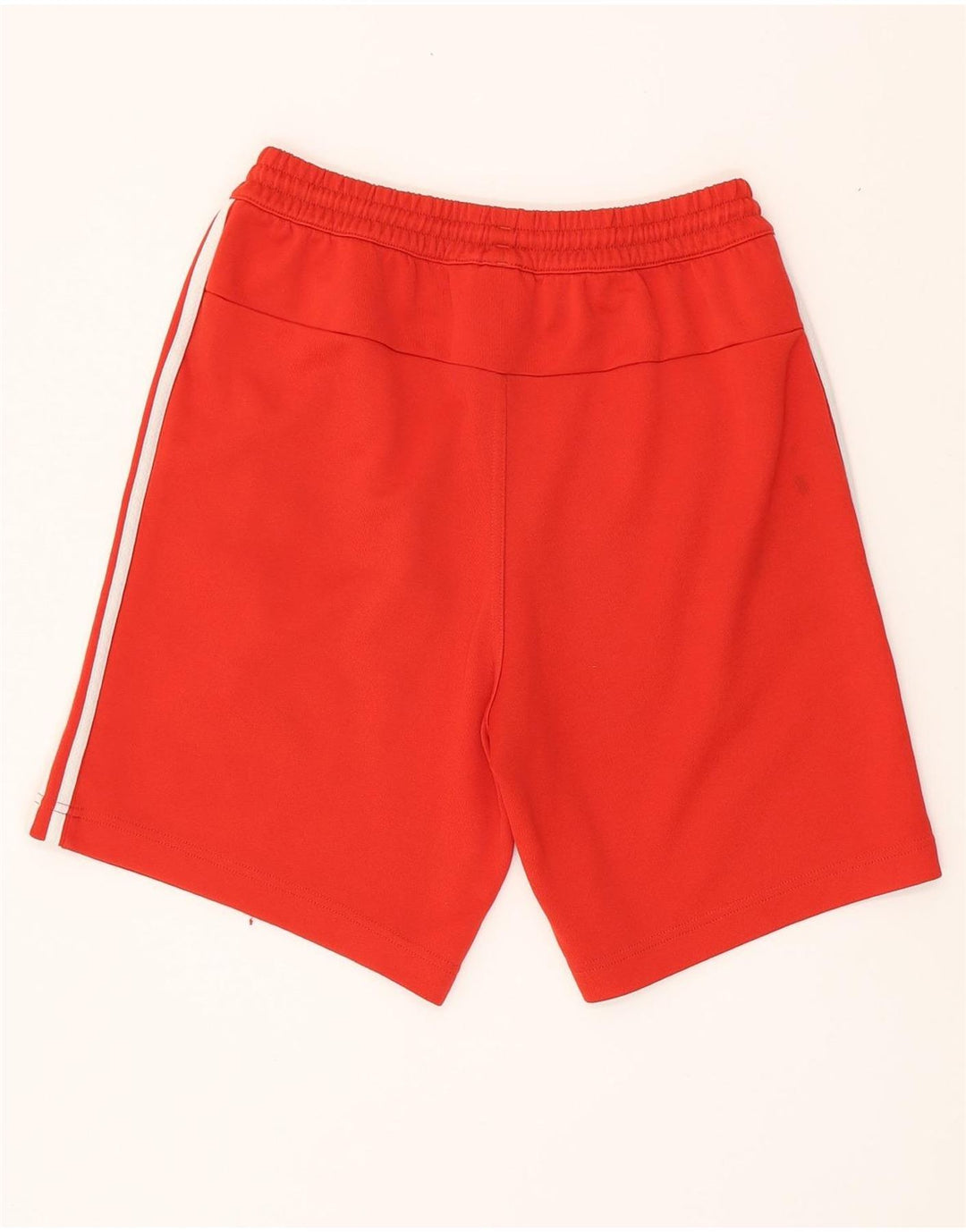 Pantaloni scurți sport grafic ADIDAS pentru bărbați, poliester roșu mic