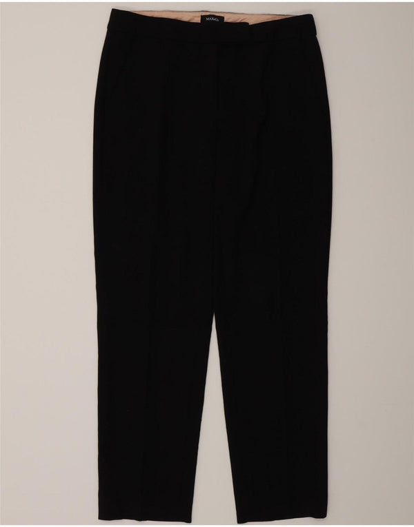 Max & Co. Pantaloni casual drepti pentru femei UK 12 Medium W30 L30 Negru