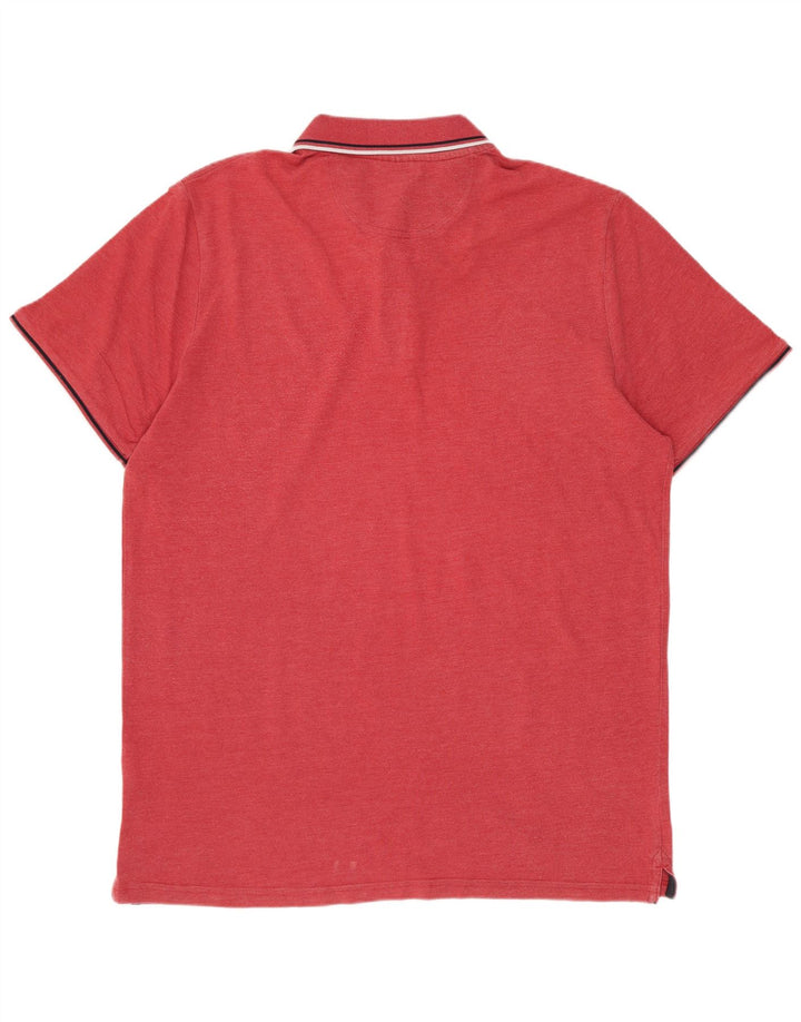 Tricou polo pentru bărbați XL, bumbac roșu