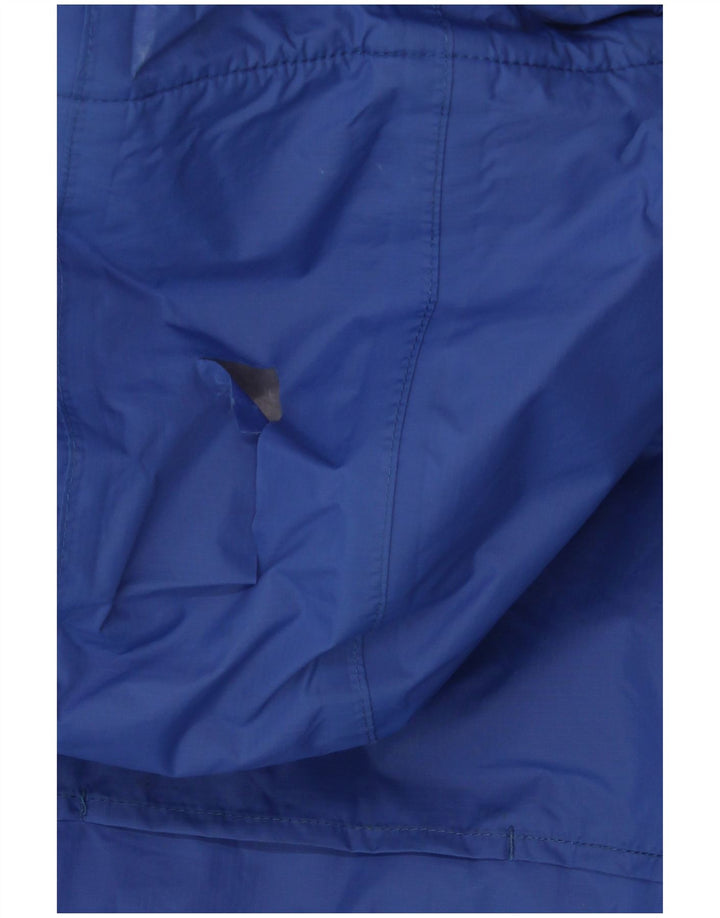 Jachetă de vânt cu glugă K-Way pentru băieți 11-12 ani poliamidă albastră