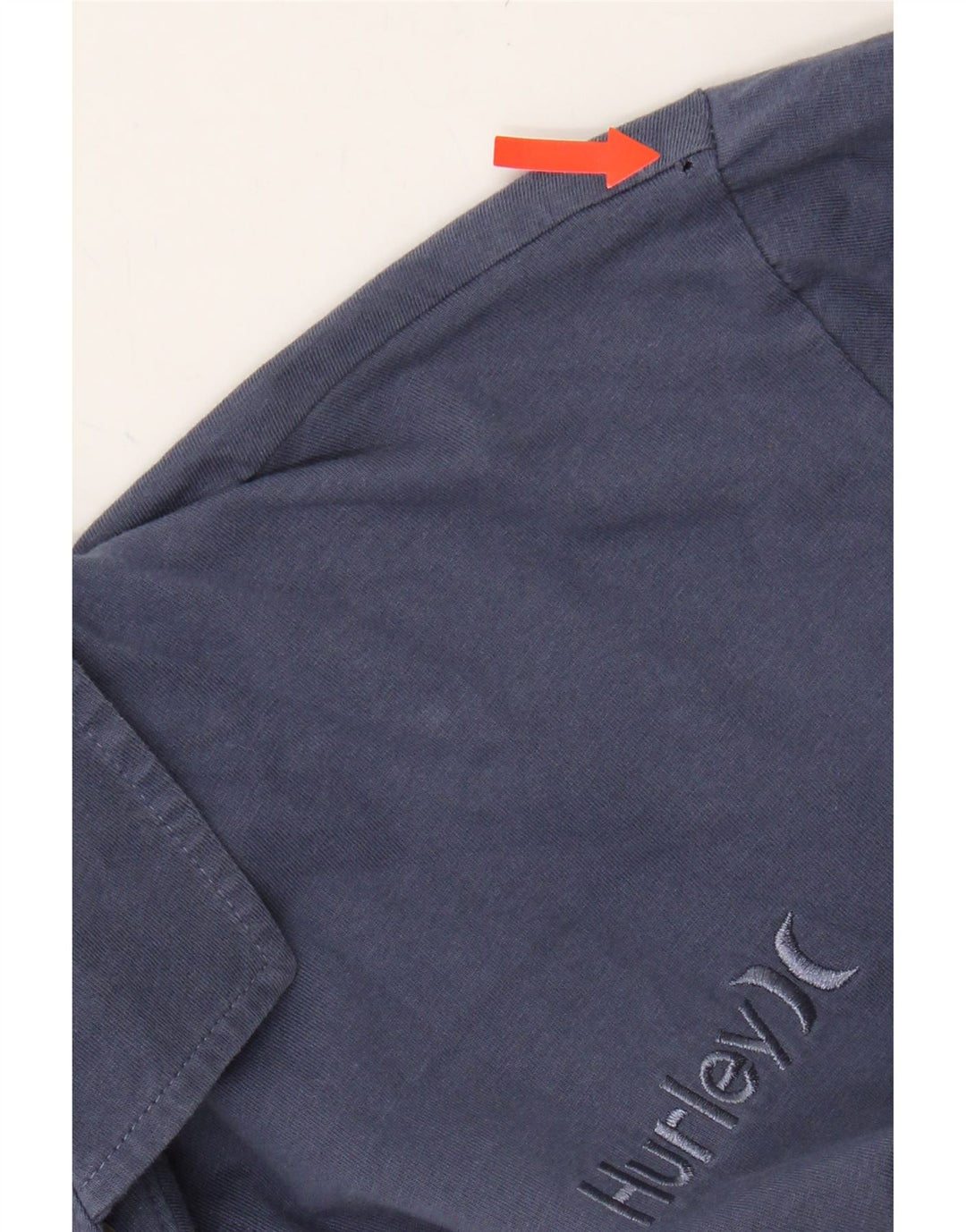 HURLEY Mens Polo Shirt XL Blue Cotton Vintage Hurley and Second-Hand Hurley from Messina Hembry 