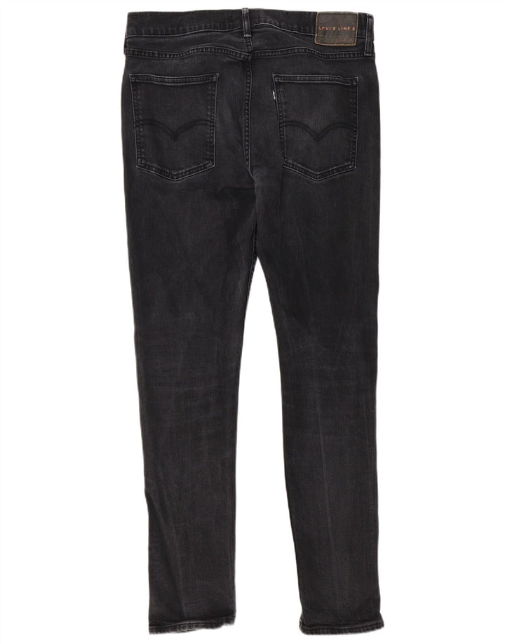 Blugi slim pentru bărbați Levi's W34 L31 bumbac negru