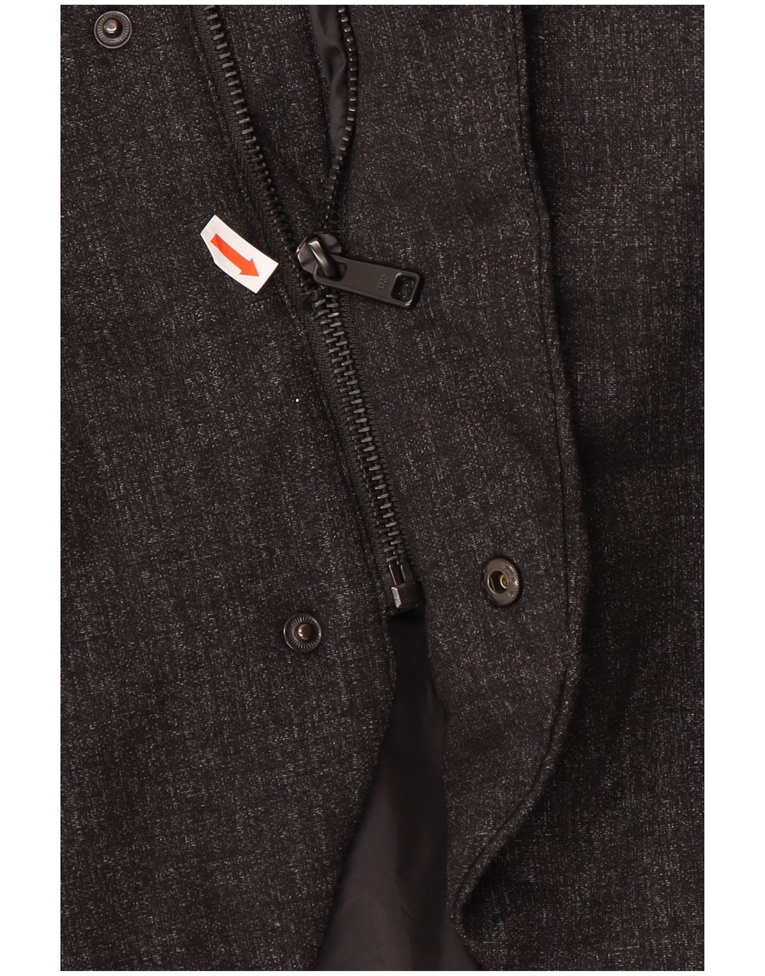 Palton căptușit pentru bărbați ZARA UK 40, mare, negru, poliester