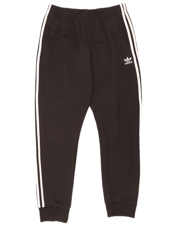 Pantaloni de trening Adidas pentru bărbați Joggeri poliester mediu negru