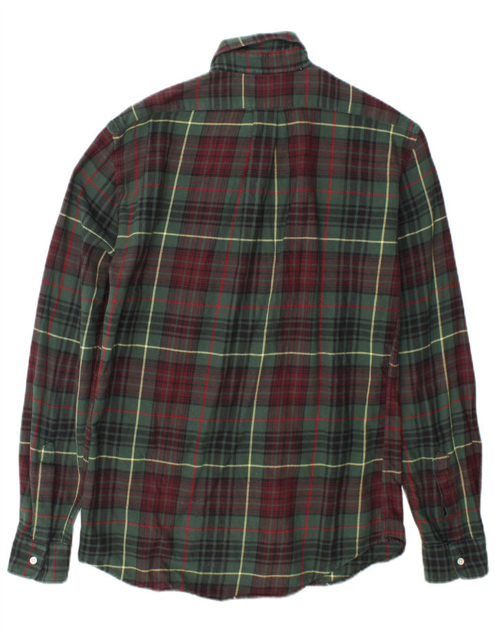 Camasa Barbati Aspesi Flanel Small Green Check Bumbac