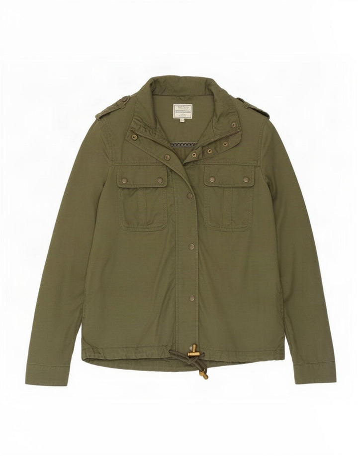 Jachetă militară pentru femei Fat Face UK 8 Small Khaki Lyocell