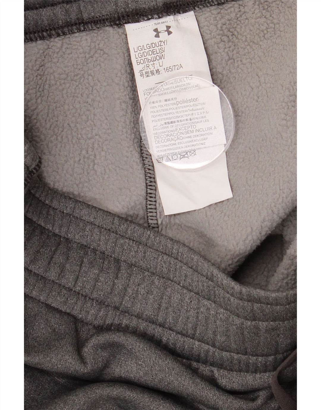 Pantaloni de trening Under Armour pentru bărbați, mari, gri, poliester