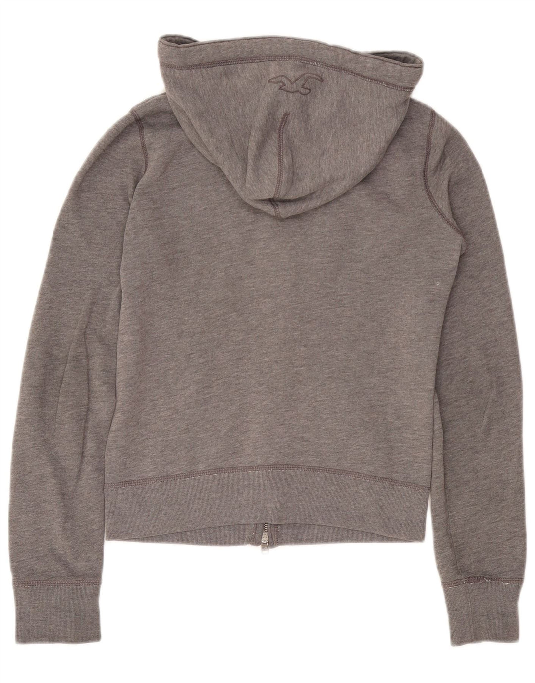 Pulover HOLLISTER pentru damă, cu fermoar cu grafic, bumbac, 10 UK