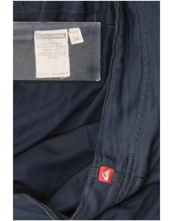 Pantaloni scurți de înot grafic Quiksilver pentru bărbați, mari, poliester, albastru