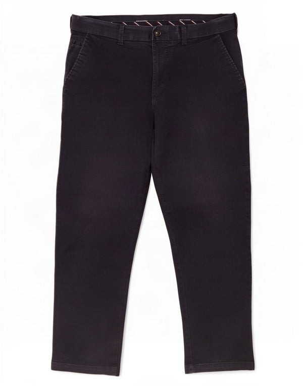 Marks & Spencer Pantaloni chino drepți Blue Harbour pentru bărbați L34 L29 bleumarin