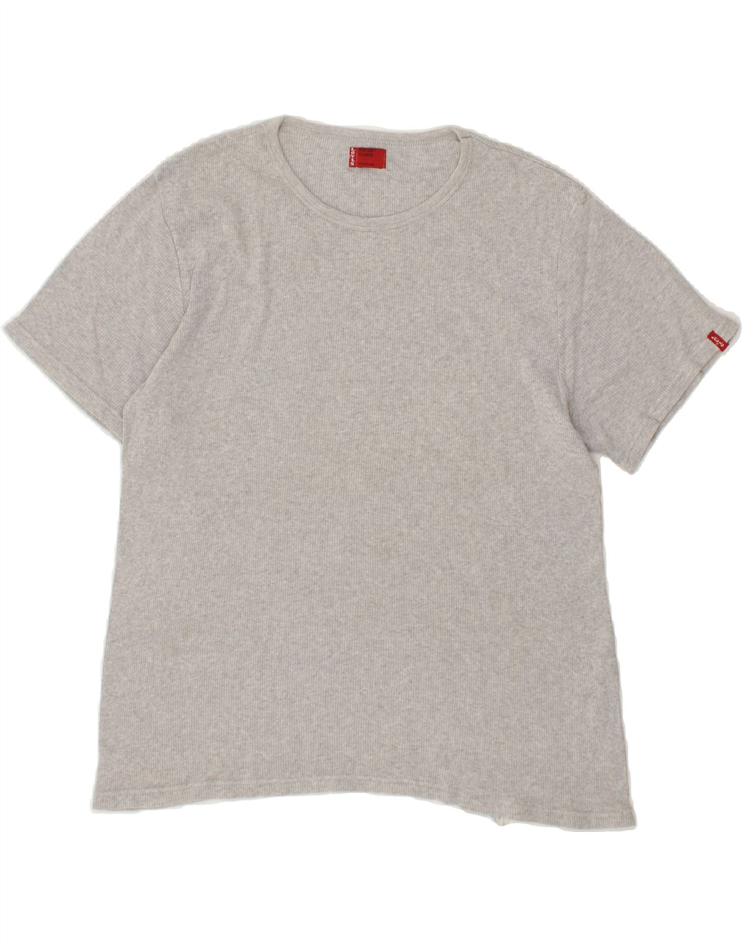 LEVI'S Womens T-Shirt Top UK 18 XL Grey Cotton Vintage Levi's and Second-Hand Levi's from Messina Hembry 