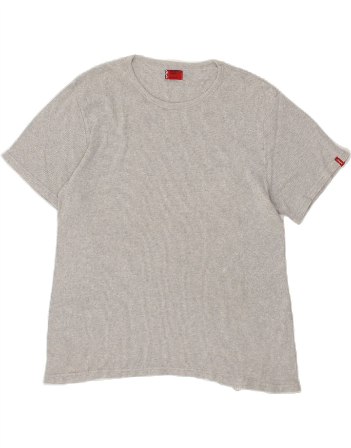 LEVI'S Womens T-Shirt Top UK 18 XL Grey Cotton Vintage Levi's and Second-Hand Levi's from Messina Hembry 