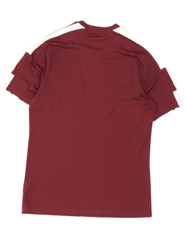 Tricou pentru bărbați Adidas Aeroready Top Medium Burgundy Poliester