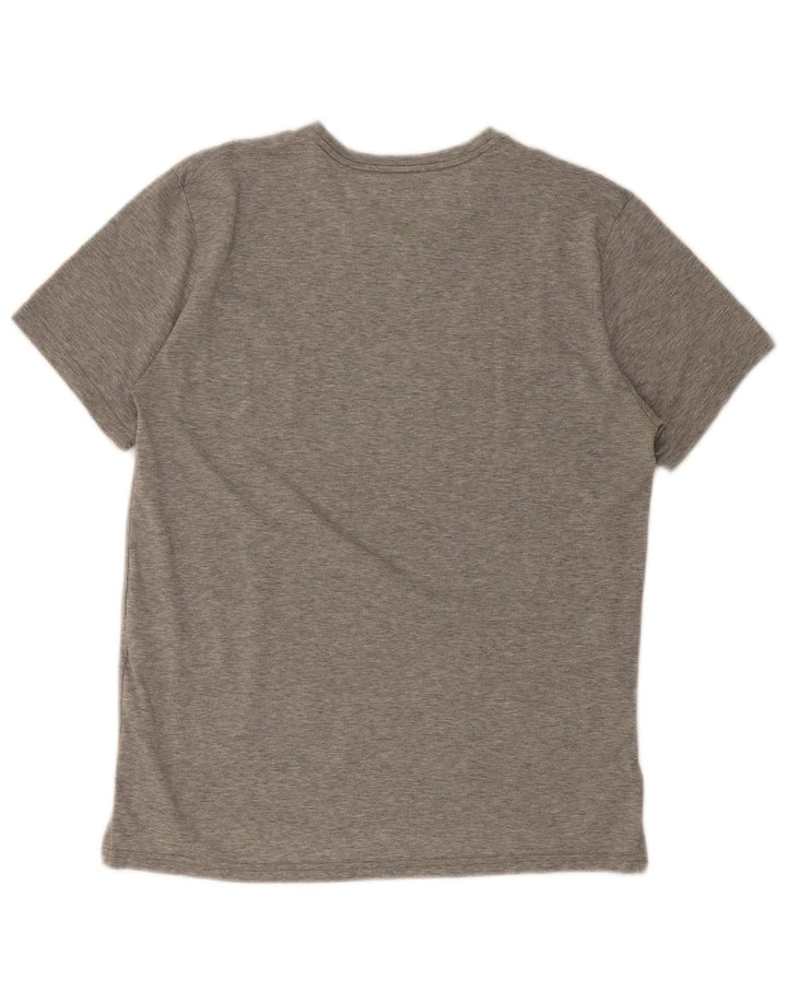 Tricou Nike Dri Fit pentru bărbați Top Medium Gri din poliester cu pete