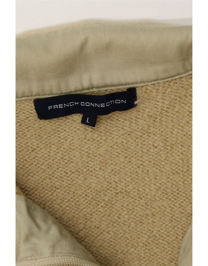 Pulover cardigan pentru femei French Connection UK 14 Lână mare bej