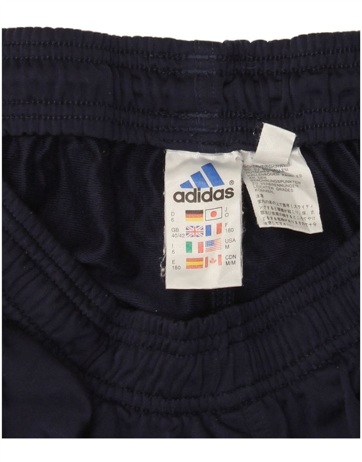 Pantaloni de trening ADIDAS pentru bărbați Marea Britanie 40/42 Poliester mediu albastru bleumarin