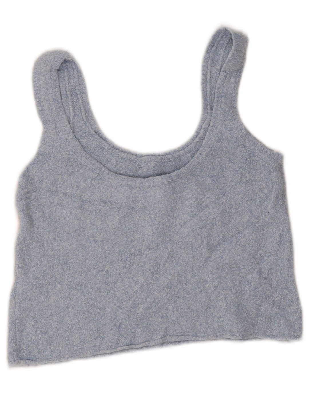 Top cu vestă pentru femei Zara UK 14, mare, albastru, bumbac