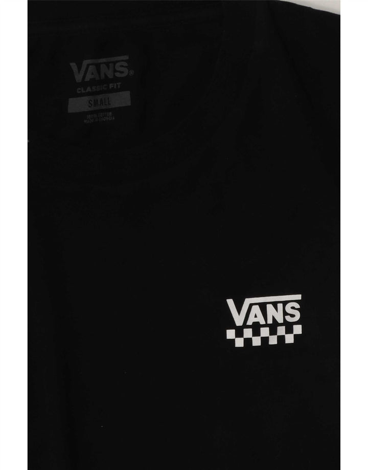 Tricou Vans Classic Fit pentru bărbați Top mic, negru, bumbac