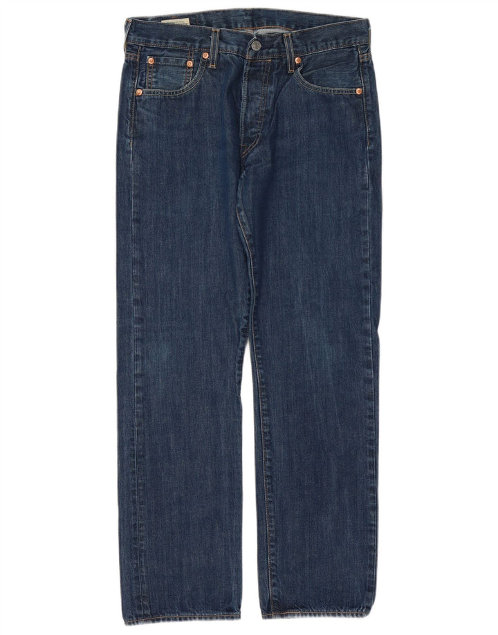 Blugi drepti pentru bărbați Levi's 501 W30 L28 Bumbac albastru