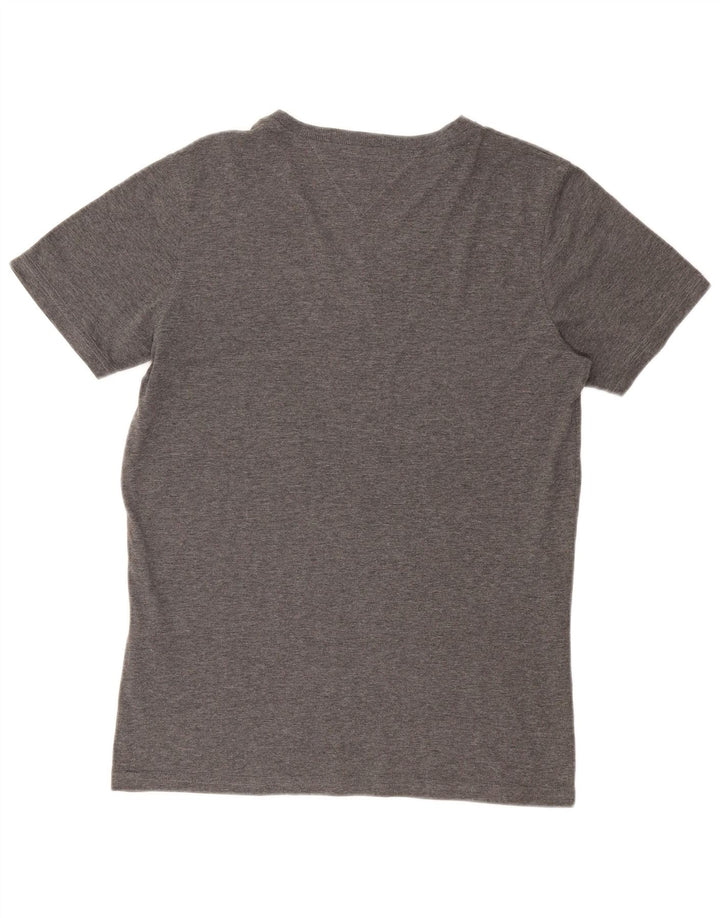TOMMY HILFIGER Mens T-Shirt Top Medium Grey Cotton