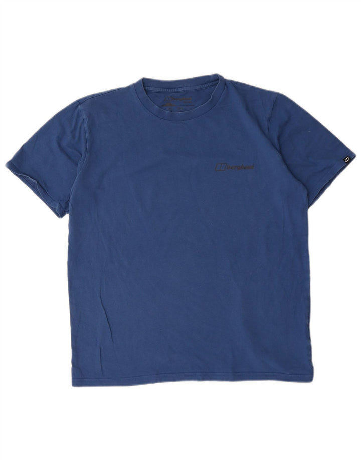 Tricou pentru bărbați Berghaus Top mare, albastru, bumbac