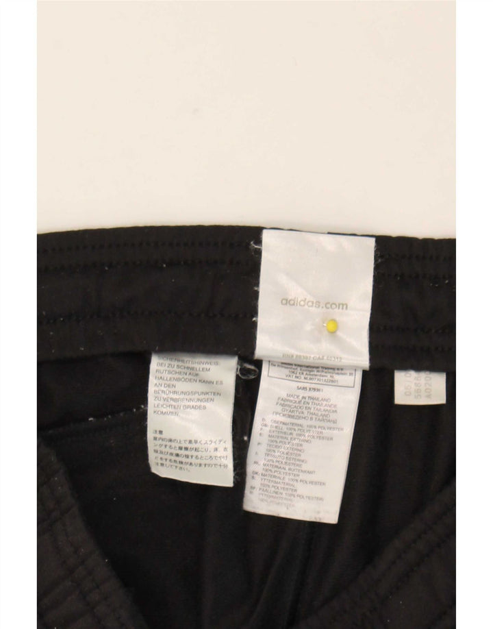 Pantaloni de trening Adidas pentru bărbați, poliester negru mic
