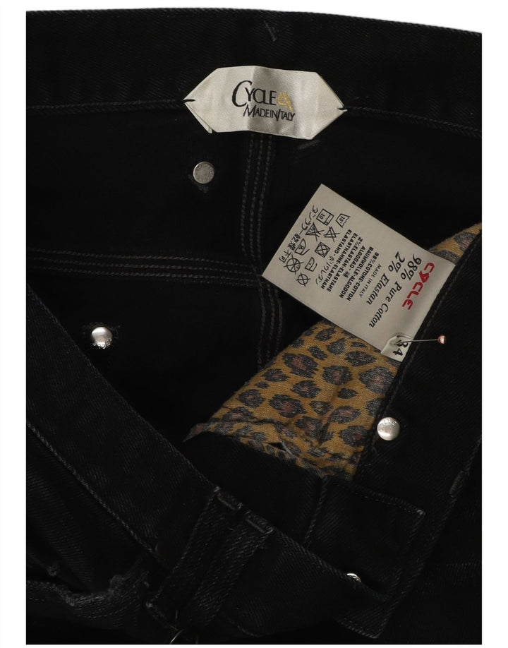 Blugi Slim Pentru Bărbați Cycle, Model Distressed, W34 L32, Negru, Bumbac