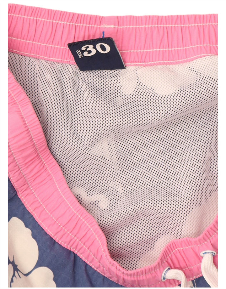 Pantaloni scurți de înot North Sails pentru femei UK 14 Medium Blue Floral Poliamidă