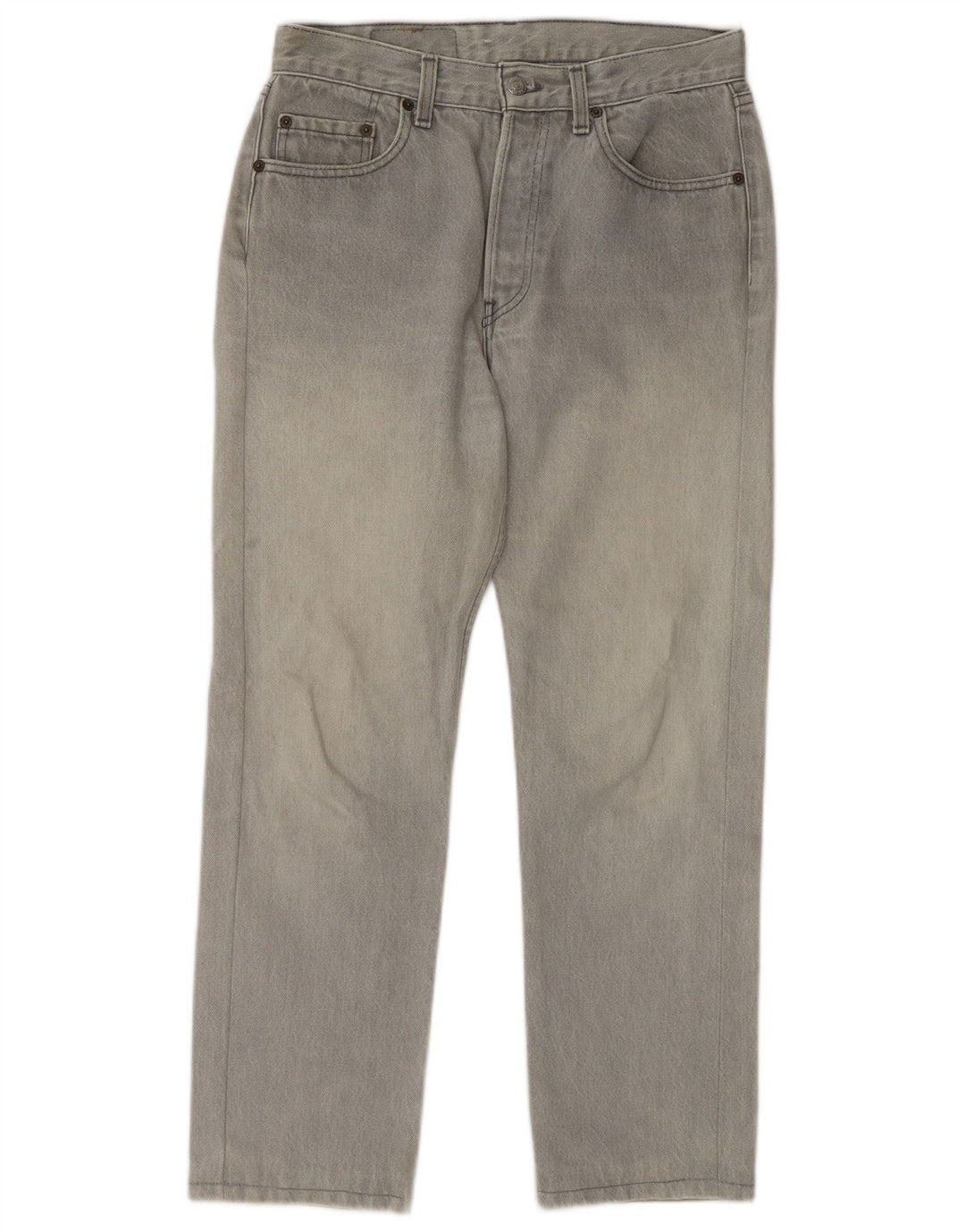 Blugi drepti pentru bărbați LEVI'S 501 W31 L27 gri