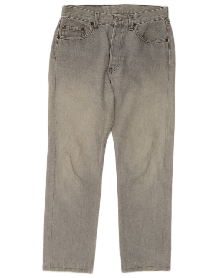 Blugi drepti pentru bărbați LEVI'S 501 W31 L27 gri