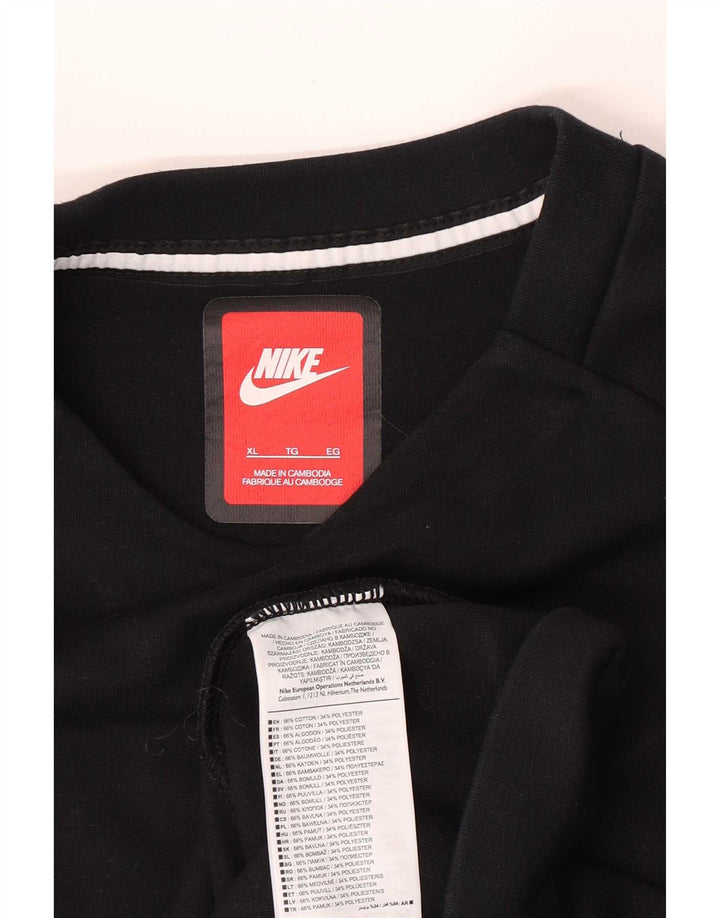 Pulover Nike pentru bărbați, XL, bumbac negru