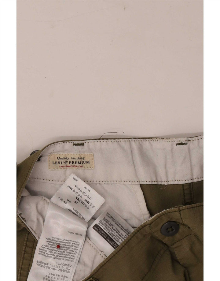 Pantaloni scurți pentru bărbați Levi's Regular Cargo W29 Medium Khaki Bumbac