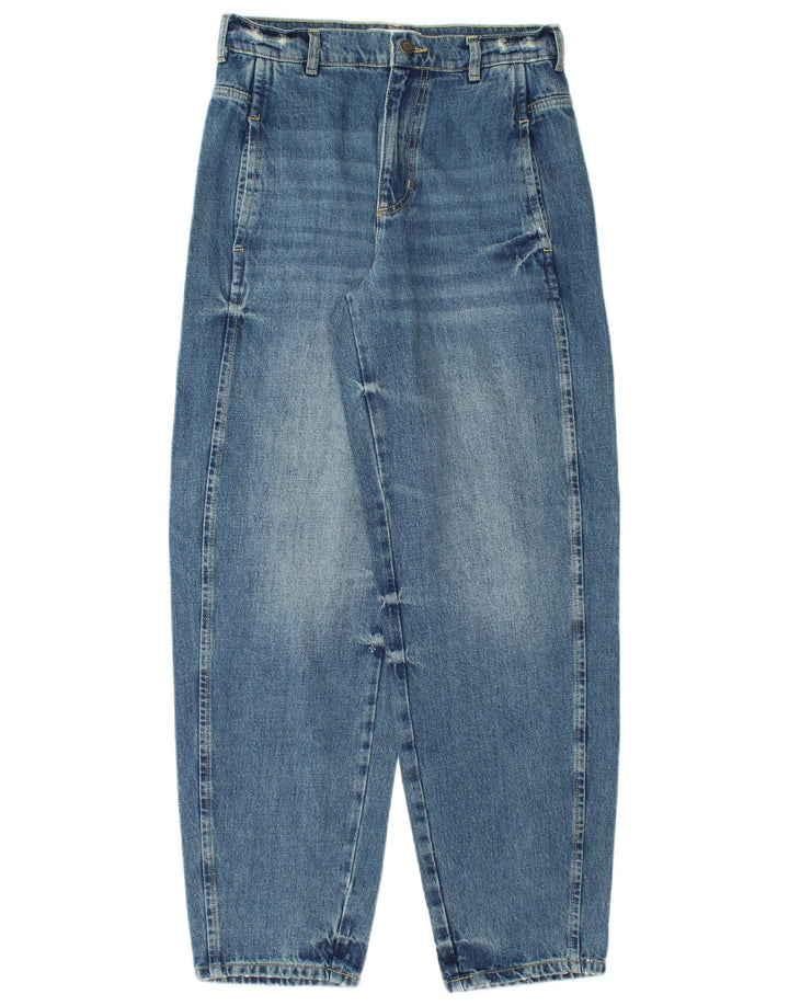 Blugi conici pentru femei Zara EU 36 XS W26 L31 Albastru